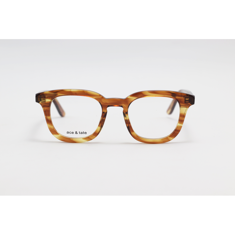Ace & Tate - Bobby Large - Caramel Havana - Acetate - Square - Eyewear