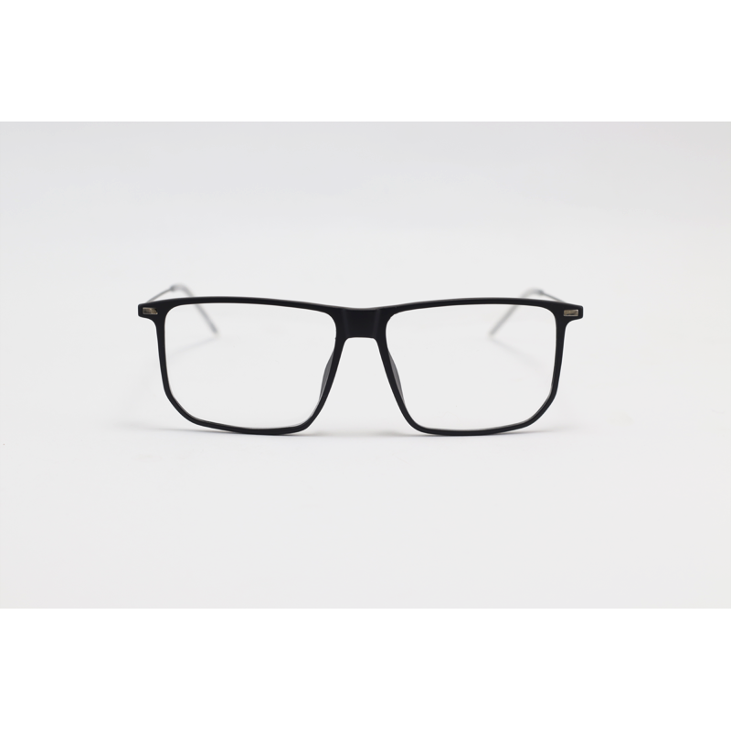 Lindberg - 9070 - Matte Black - Acetate - Metal - Rectangle - Eyewear