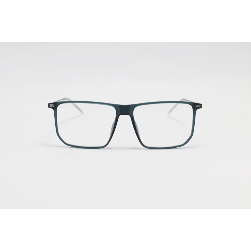 Lindberg - 9070 - Matte Green - Acetate - Metal - Rectangle - Eyewear