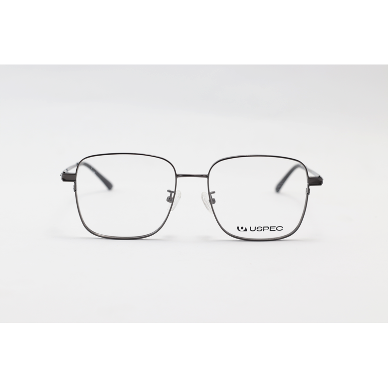USPEC - USP-2301 - Gun Metallic - Metal - Square - Eyewear