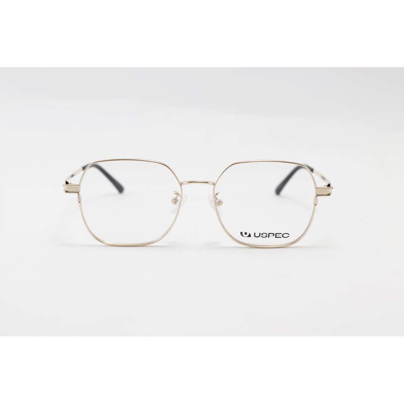 USPEC - USP-2302 - Golden - Metal - Square - Eyewear