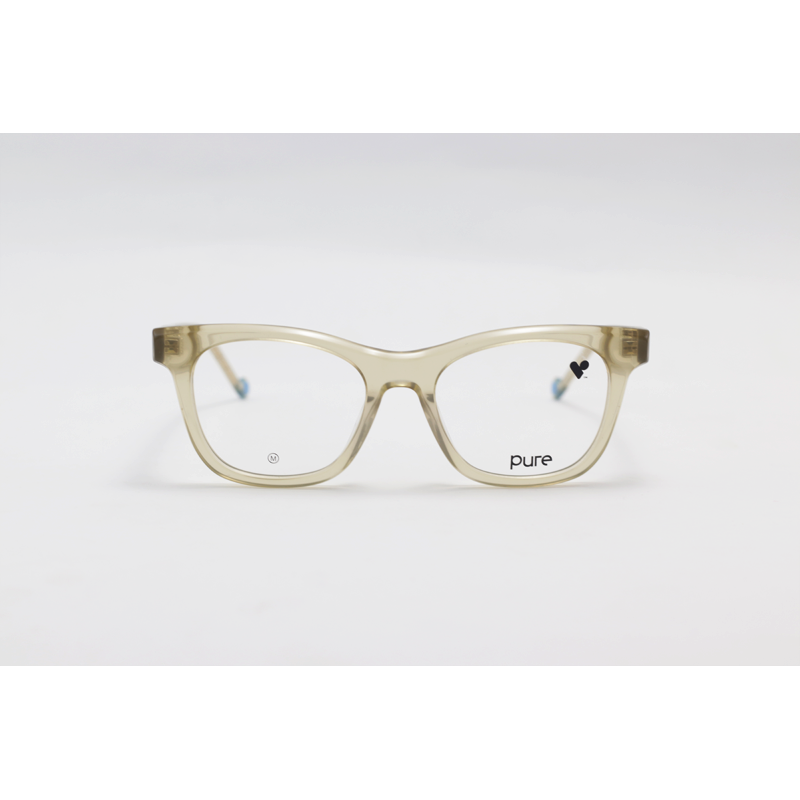 Pure - 7003 - Brown Translucent - Acetate - Rectangle - Eyewear