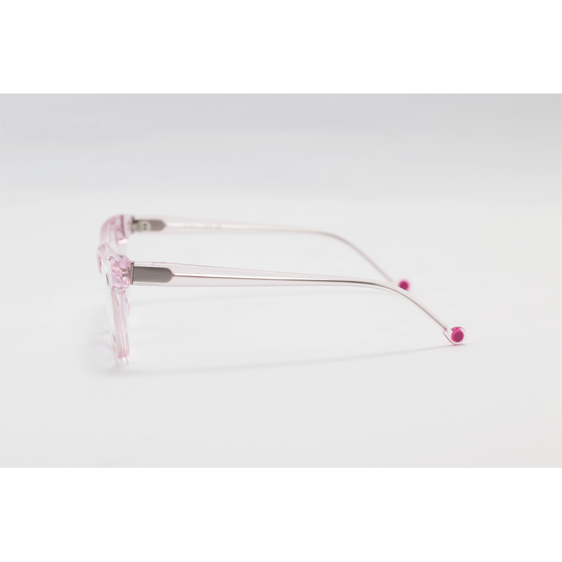 Pure - 7003 - Pink Translucent - Acetate - Rectangle - Eyewear
