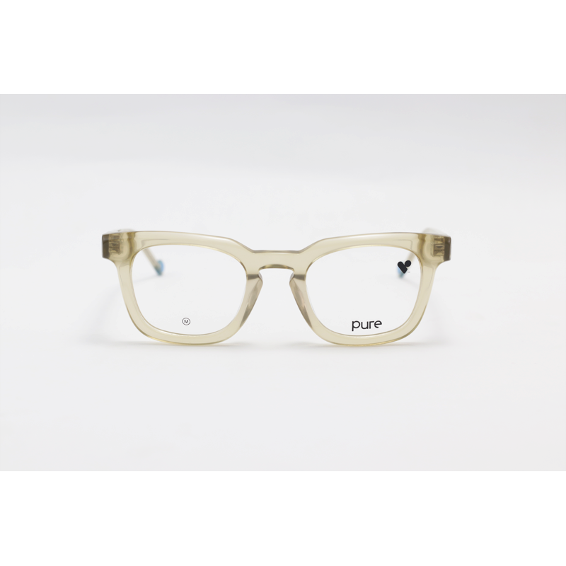 Pure - 7006 - Brown Translucent - Acetate - Square - Eyewear