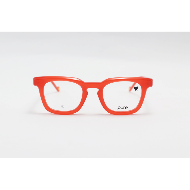 Pure - 7006 - Orange - Acetate - Square - Eyewear