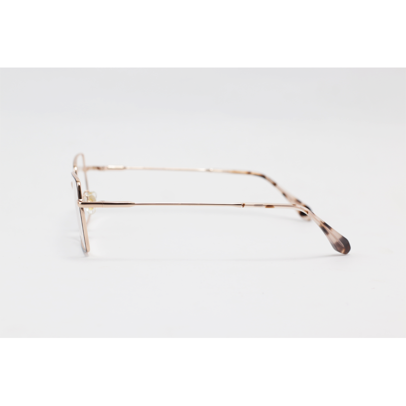 GIGI Studios - LUZIA - 860 - Rose Gold Black - Metal - Rectangle - Eyewear
