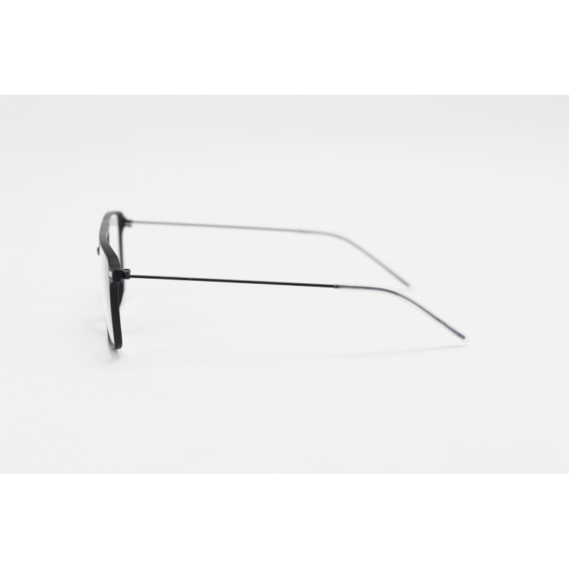 Lindberg - 9069 - Matte Black - Acetate - Metal - Rectangle - Eyewear
