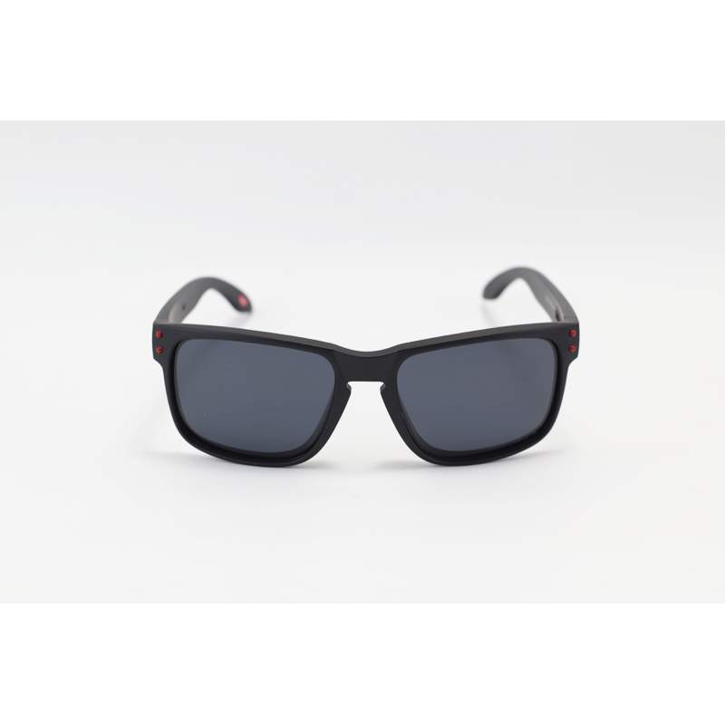 Oakley - OO9102-1355 – Holbrook - Black Red – Polarized – Sunglasses