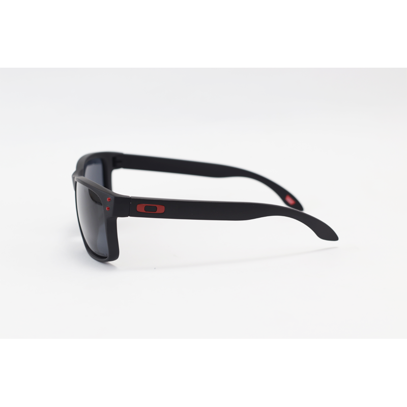 Oakley - OO9102-1355 – Holbrook - Black Red – Polarized – Sunglasses