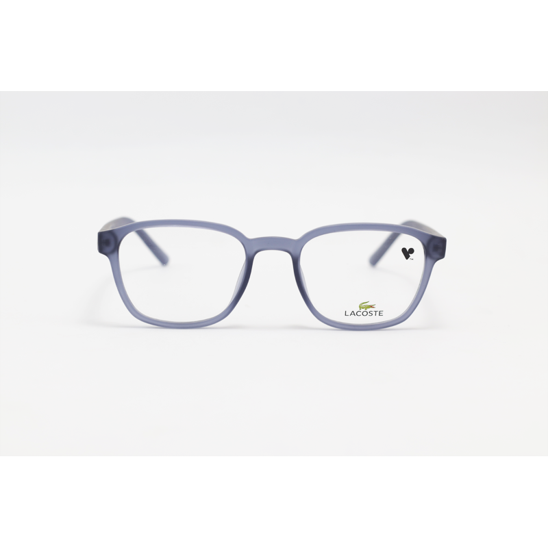 Lacoste - 2925 - Matte Blue Translucent - Acetate - Square - Eyewear