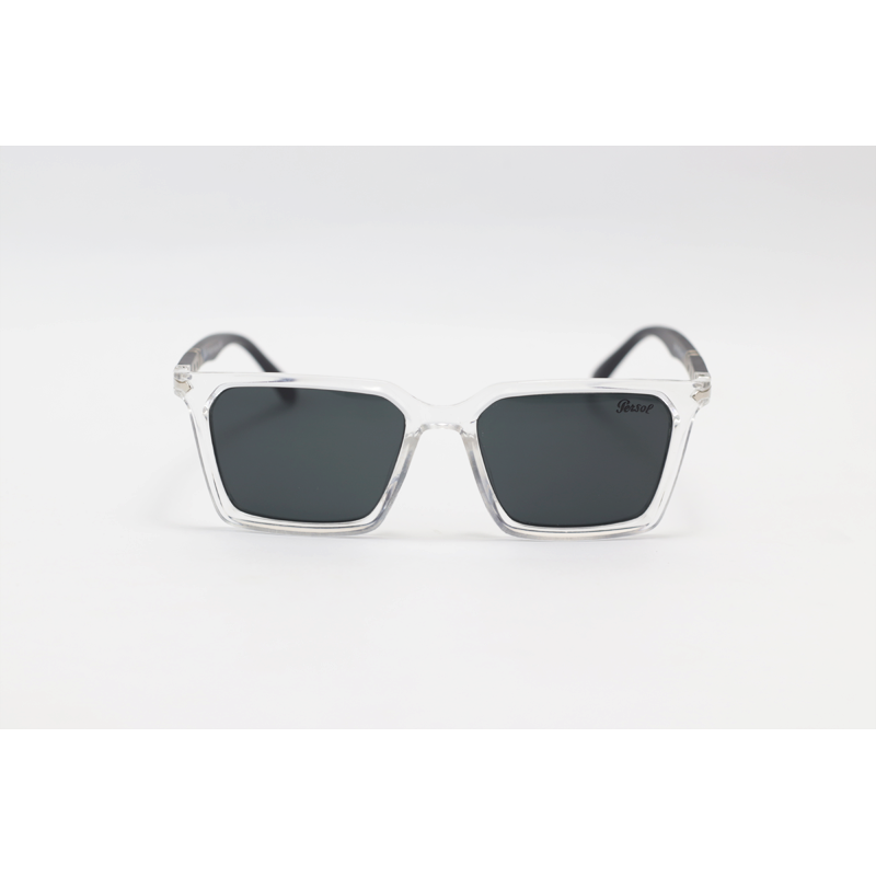 Persol - P06 - Translucent Black - Acetate - Square - Sunglasses