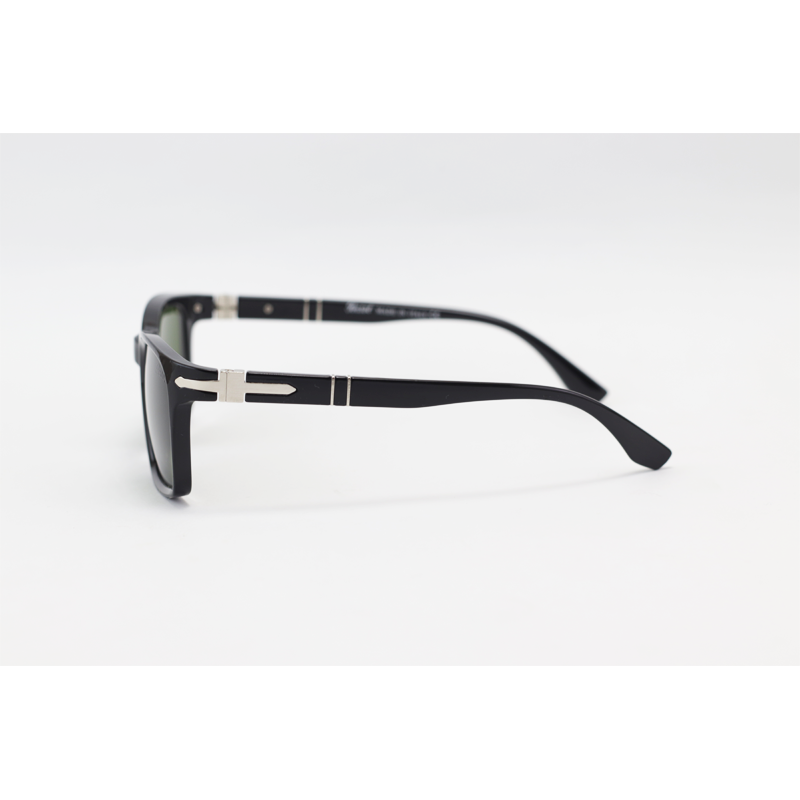Persol - P08 - Black Green - Acetate - Square - Sunglasses
