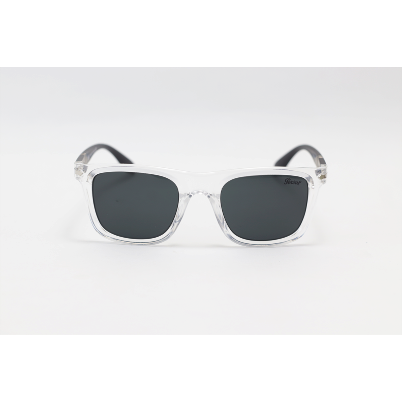 Persol - P10 - Translucent Black - Acetate - Square - Sunglasses