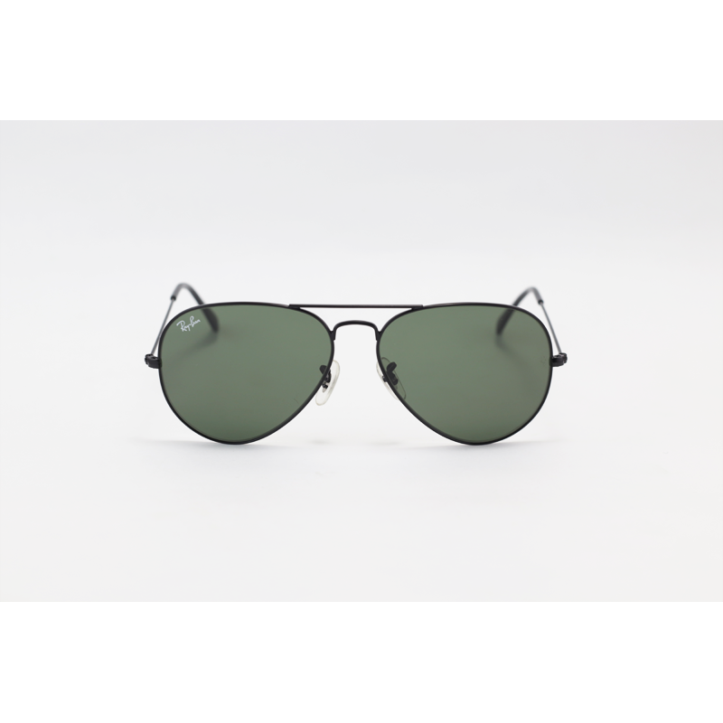 Ray B – 3025 – Black Green – Aviator – Metal – Sunglasses