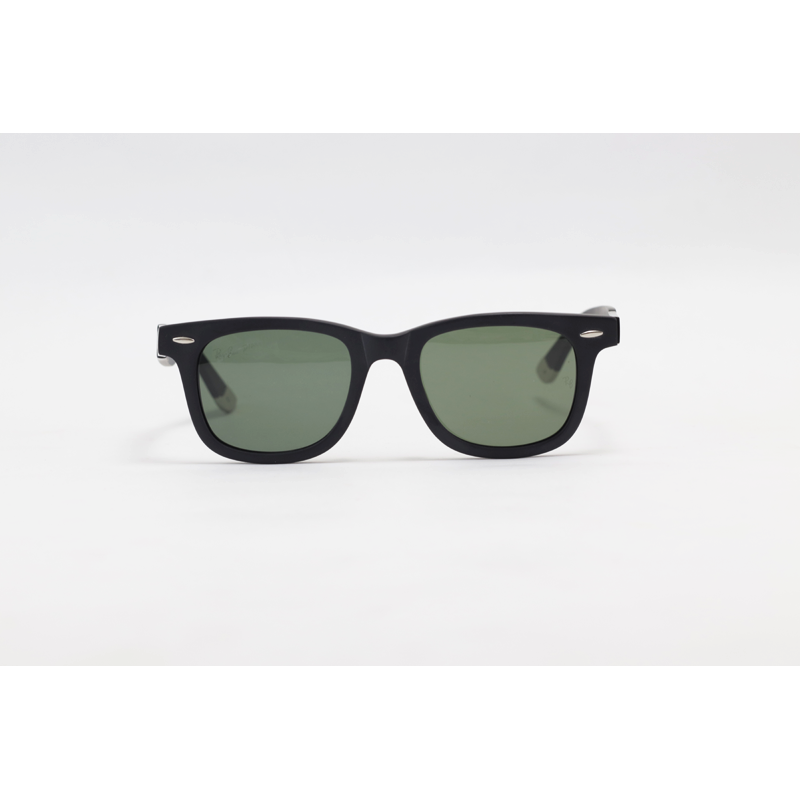 Ray B - 2157 - Matte Black Green - Acetate - Rectangle - Sunglasses