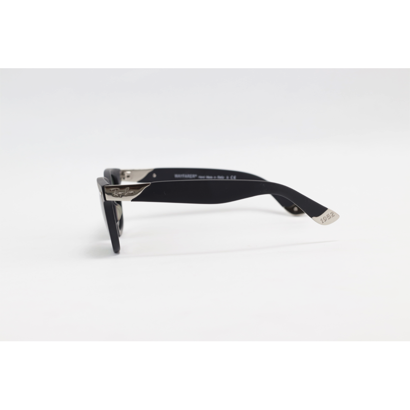 Ray B - 2157 - Matte Black Green - Acetate - Rectangle - Sunglasses
