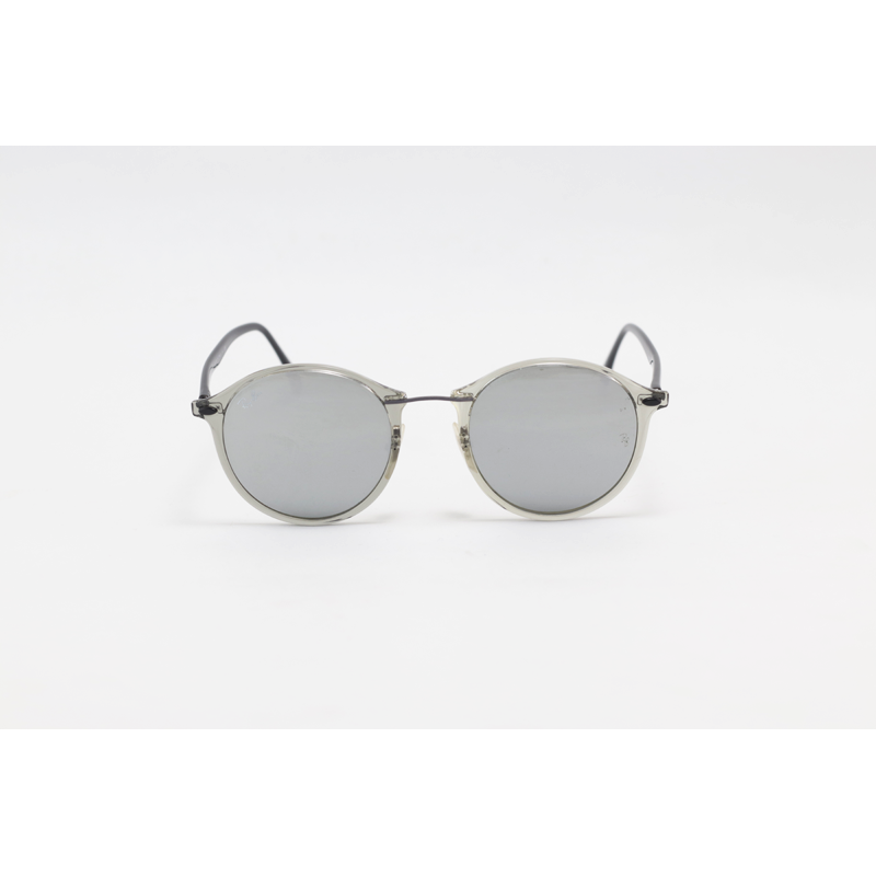 Ray B - Light Ray - 4242 - Black Grey Silver Mercury - Round - Sunglasses