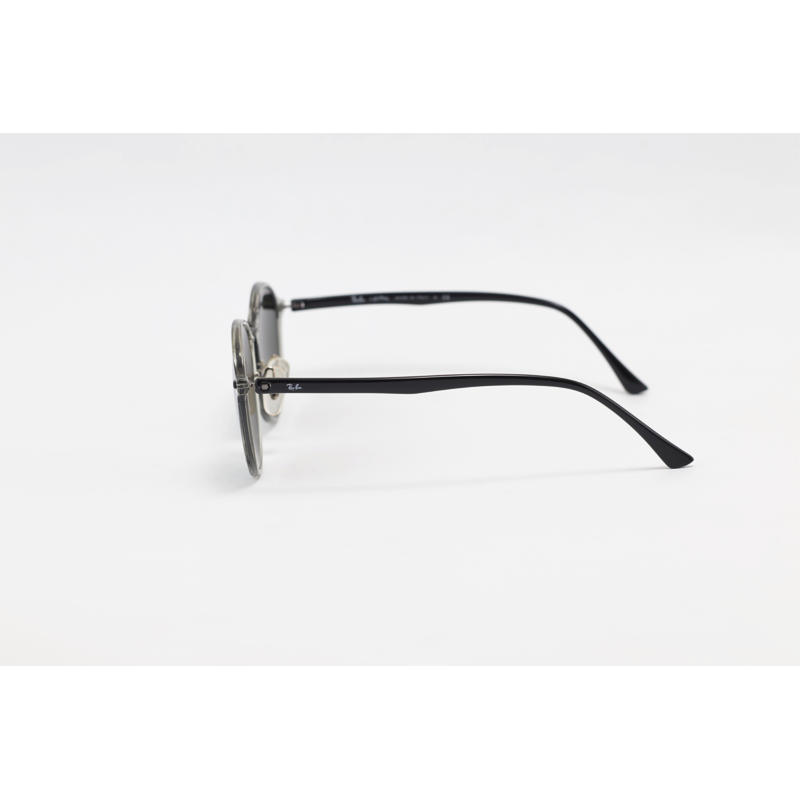 Ray B - Light Ray - 4242 - Black Grey Silver Mercury - Round - Sunglasses