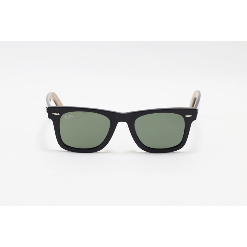 Ray B - 2140 - WAYFARER - Dark Pattern - Black Green - Acetate - Sunglasses