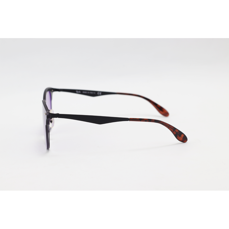 Ray B - Blaze Clubmaster - RB 3576 - Black Purple Gradient - Metal - Single Lens - Sunglasses