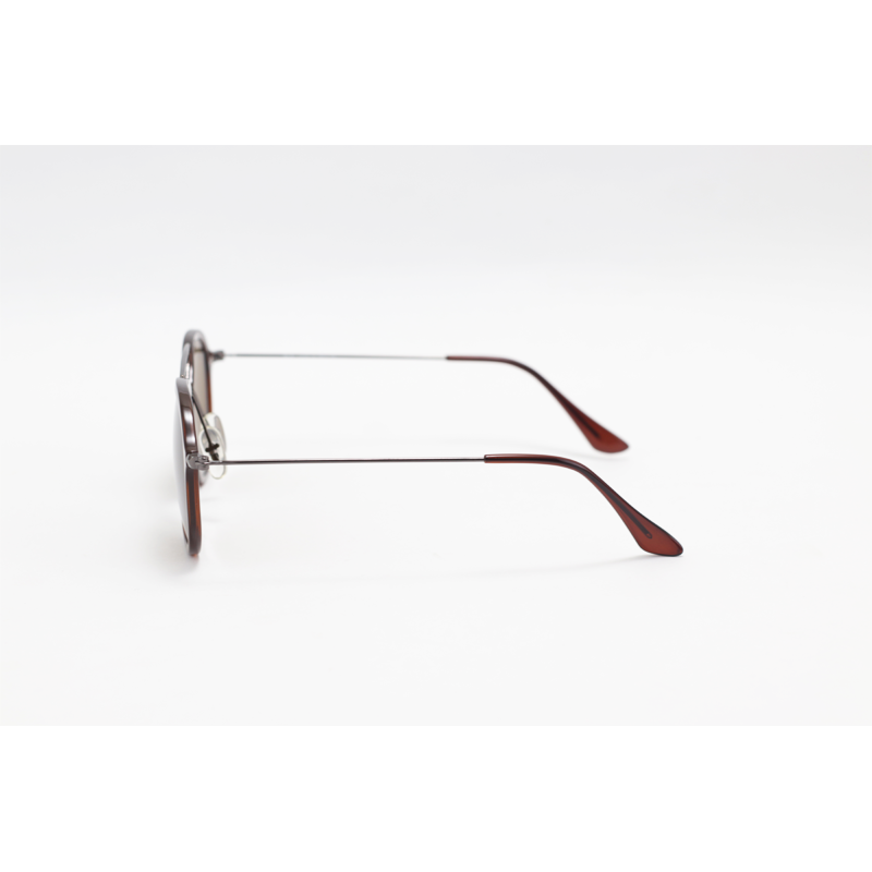 Ray B - RB4253 - Gun Metallic Brown - Acetate - Metal - Oval - Sunglasses