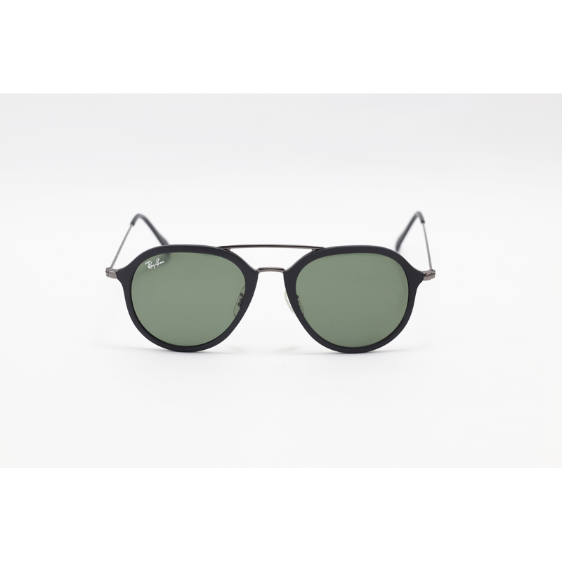 Ray B - RB4253 - Matte Black Green - Acetate - Metal - Oval - Sunglasses