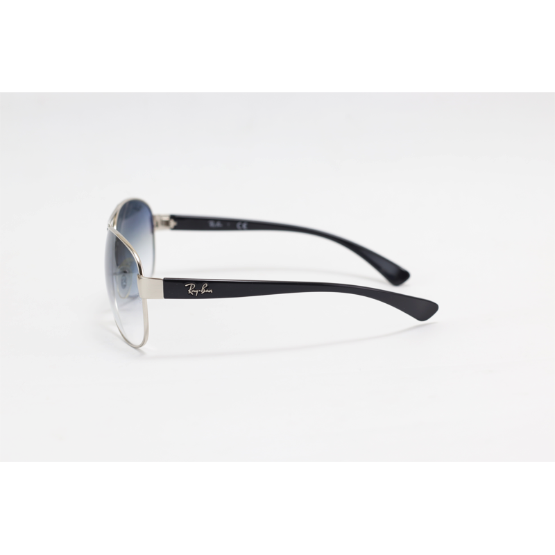 Ray B - RB3386 - Silver Blue Gradient - Metal - Double Bridge - Oval - Sunglasses