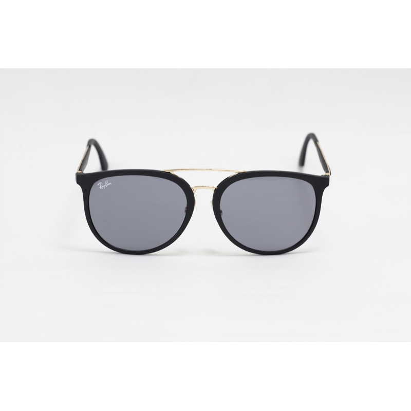 Ray B – RB4285 – Golden Black – Acetate - Metal - Round - Double Bridge – Sunglasses