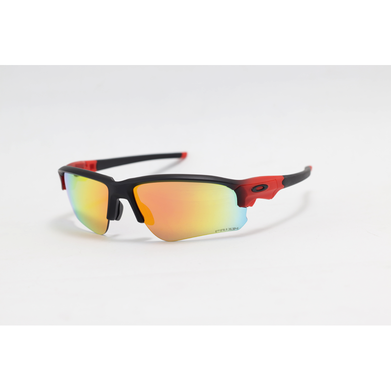 Oakley - FLAK DRAFT- OO9364 - Black Red Orange Mercury - Acetate - Changeable Lenses - Sunglasses