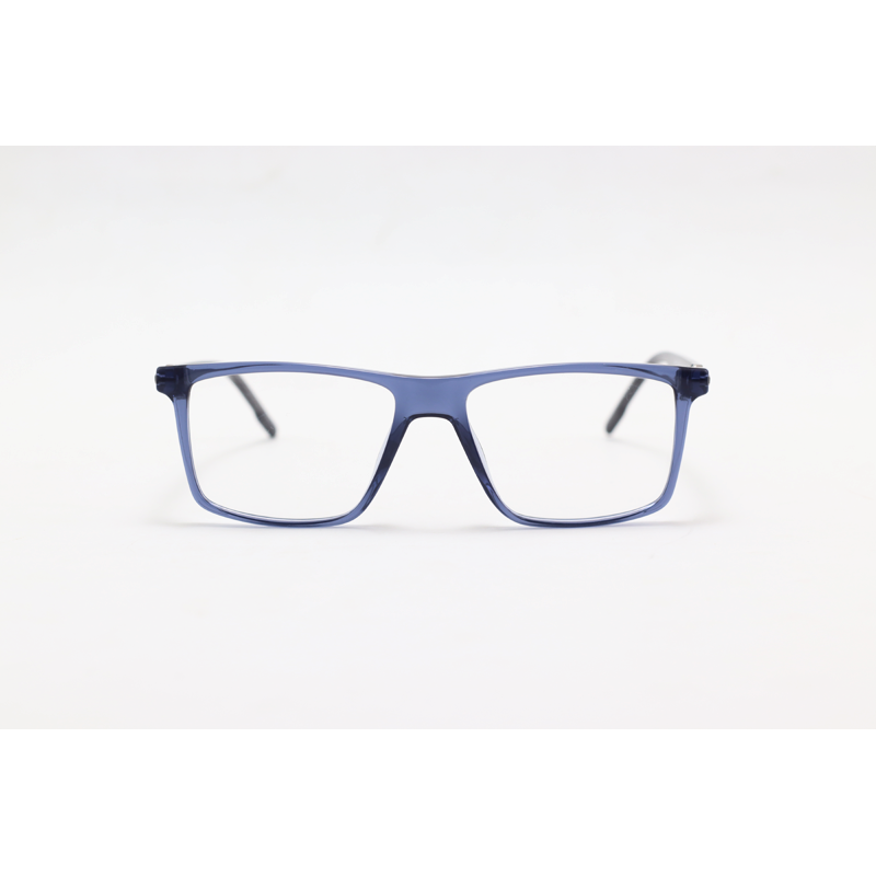 Cartier - 0857 - Blue Translucent - Acetate - Rectangle - Eyewear