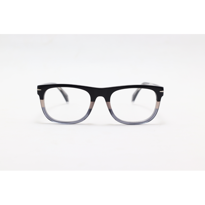 David Beckham - 7085 - Black Grey - Acetate - Rectangle - Eyewear