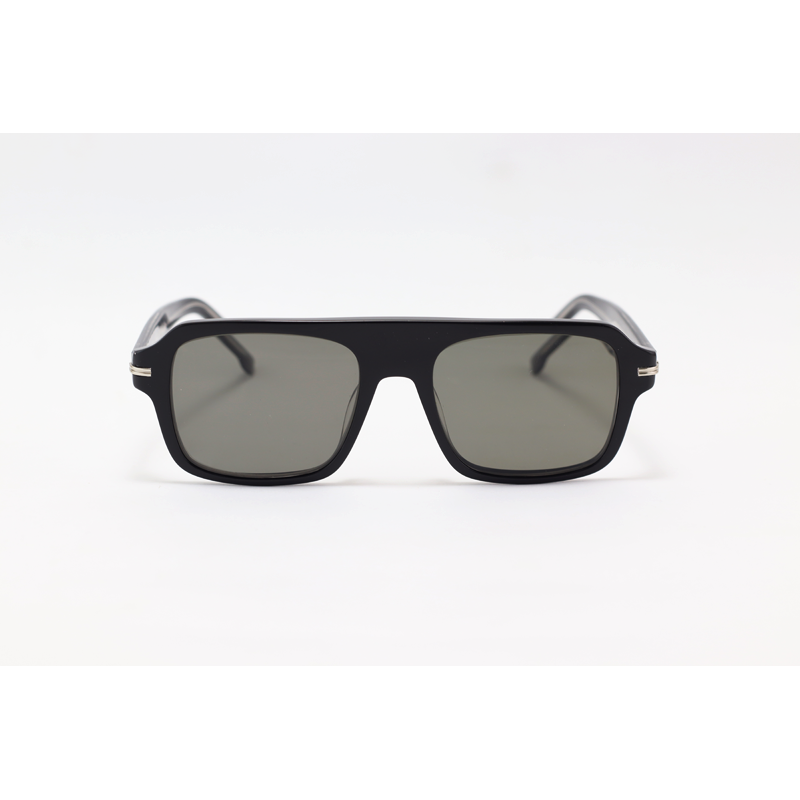 Hugo Boss - 1595 - Black - Acetate - Rectangle - Sunglasses