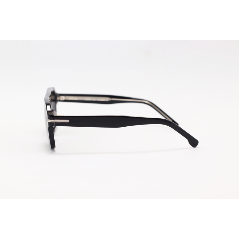 Hugo Boss - 1595 - Black - Acetate - Rectangle - Sunglasses