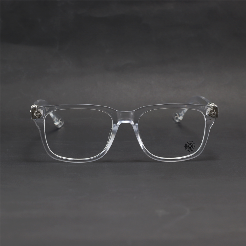 Chrome Hearts - 6101 - Translucent - Acetate - Blue Cut - Rectangle - Eyewear