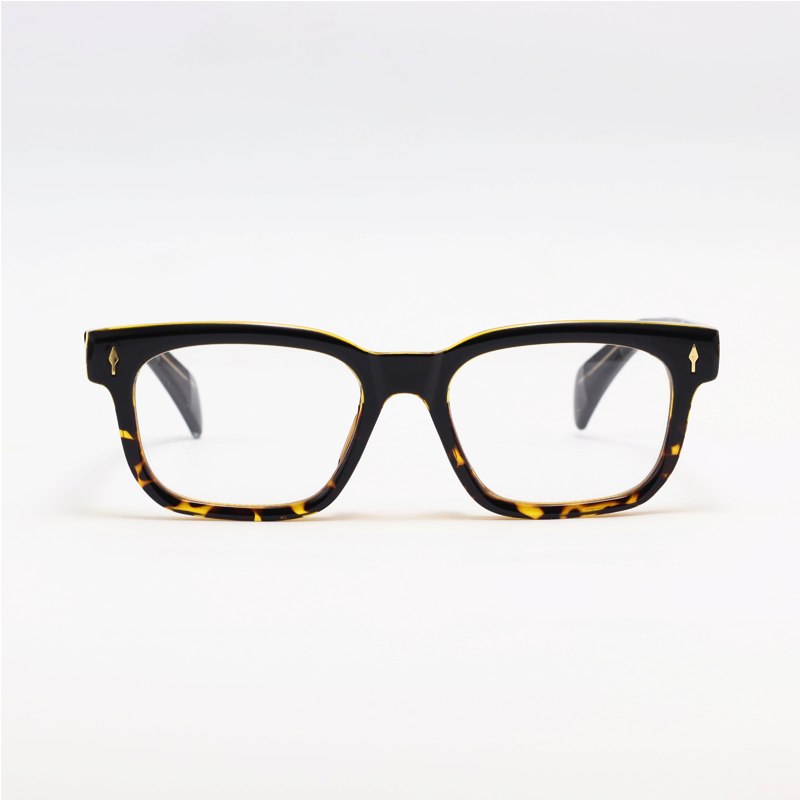 JMM - 82194 - Black Tortoise - Acetate - Blue Cut - Rectangle - Eyewear