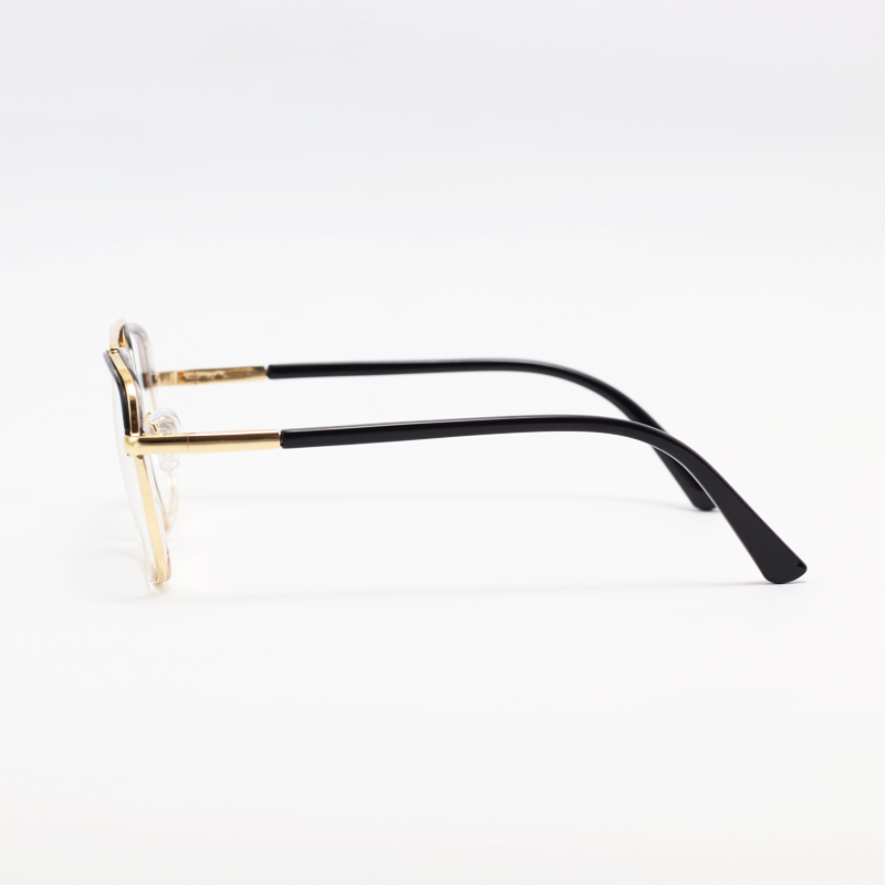 Moscot - 97712 - Golden Black - Acetate - Metal - Blue Cut - Double Bridge - Eyewear