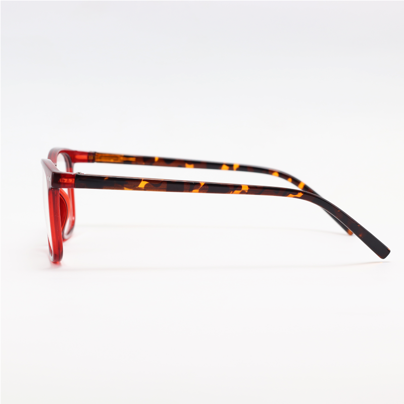 Oliver Peoples - 917 - Red - Acetate - Blue Cut - Rectangle - Eyewear