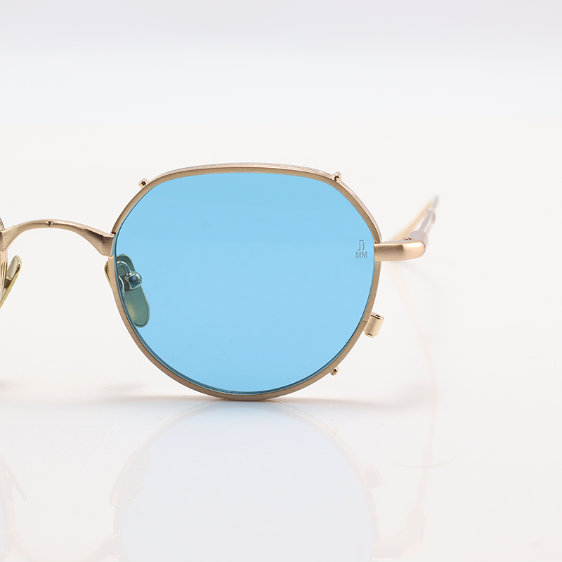 Jacques Marie Mage - HARTANA - Golden Blue - Metal - Oval - Sunglasses