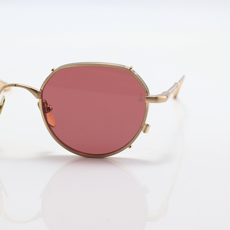 Jacques Marie Mage - HARTANA - Golden Pink - Metal - Oval - Sunglasses
