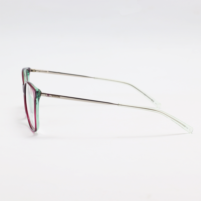 Missoni - MMI0015 - Purple Translucent - Acetate - Metal - Rectangle - Eyewear