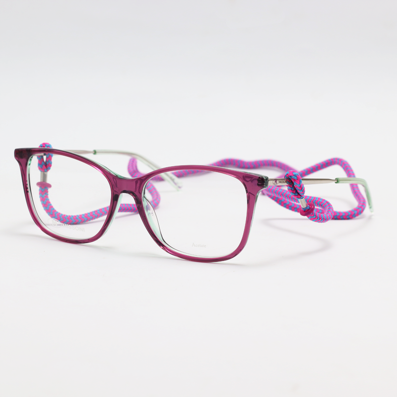 Missoni - MMI0015 - Purple Translucent - Acetate - Metal - Rectangle - Eyewear