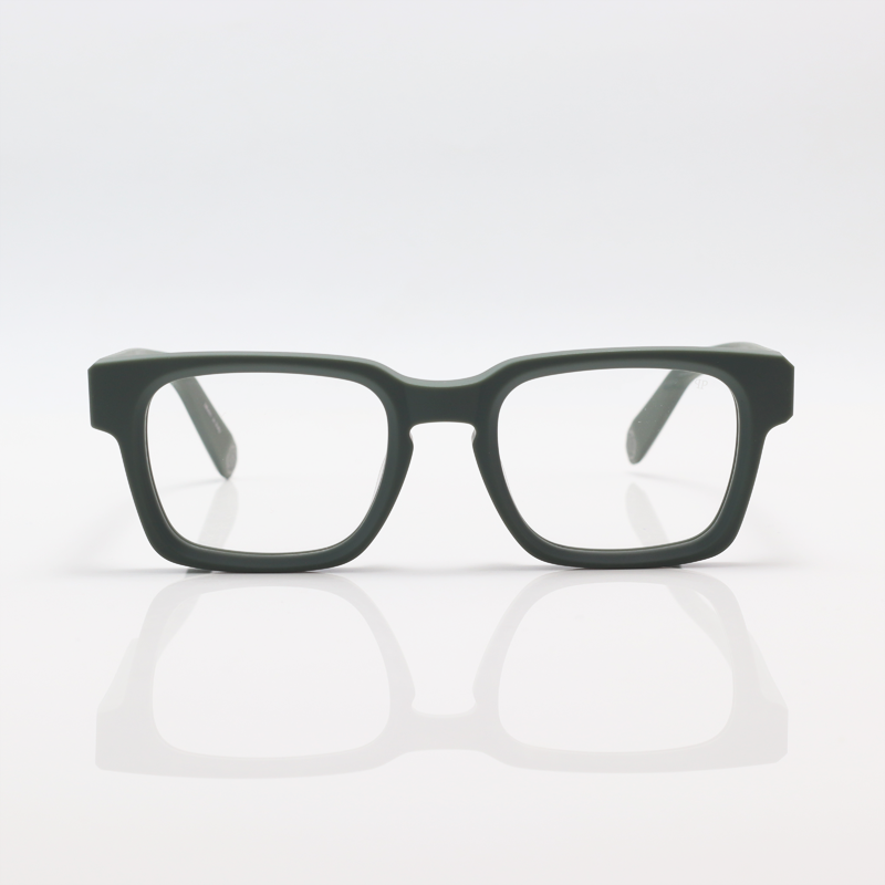 PHILIPP PLEIN - STARLIGHT - Matte Green - Acetate - Rectangle - Eyewear