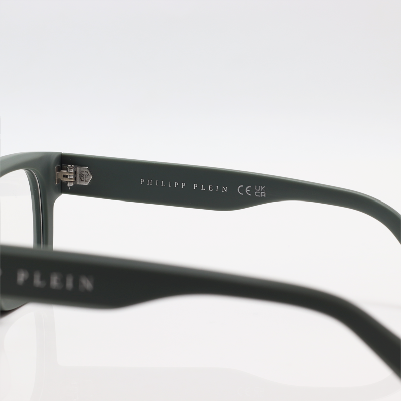 PHILIPP PLEIN - STARLIGHT - Matte Green - Acetate - Rectangle - Eyewear