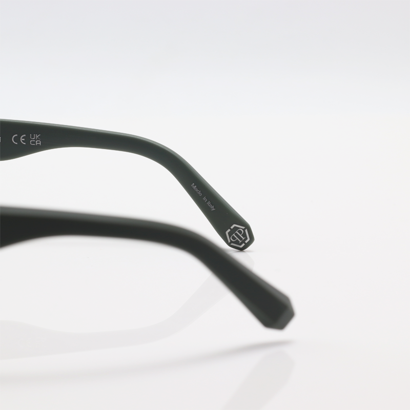 PHILIPP PLEIN - STARLIGHT - Matte Green - Acetate - Rectangle - Eyewear