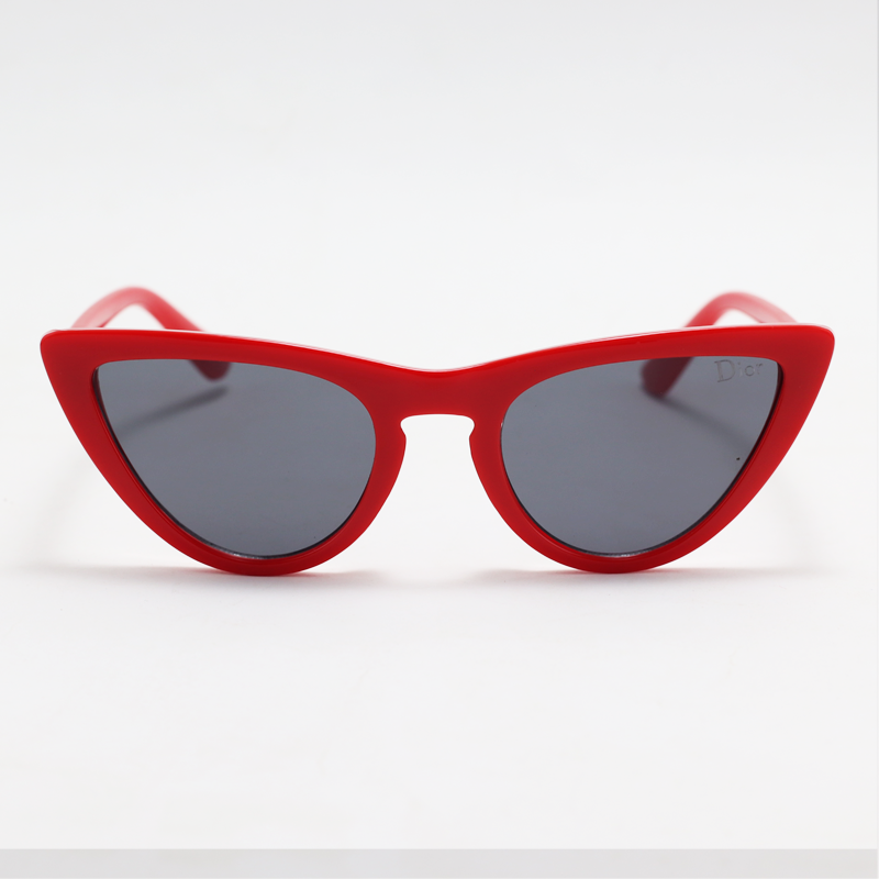 Dior - 2319 - Red Black - Cateye - Acetate - Sunglasses