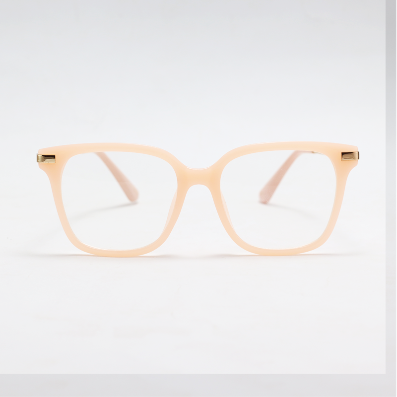 Dior - 92121 - Golden Pink - Acetate - Metal - Rectangle - Eyewear