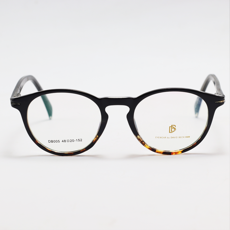 David Beckham - DB005 - Black Tortoise - Oval - Acetate - Eyewear