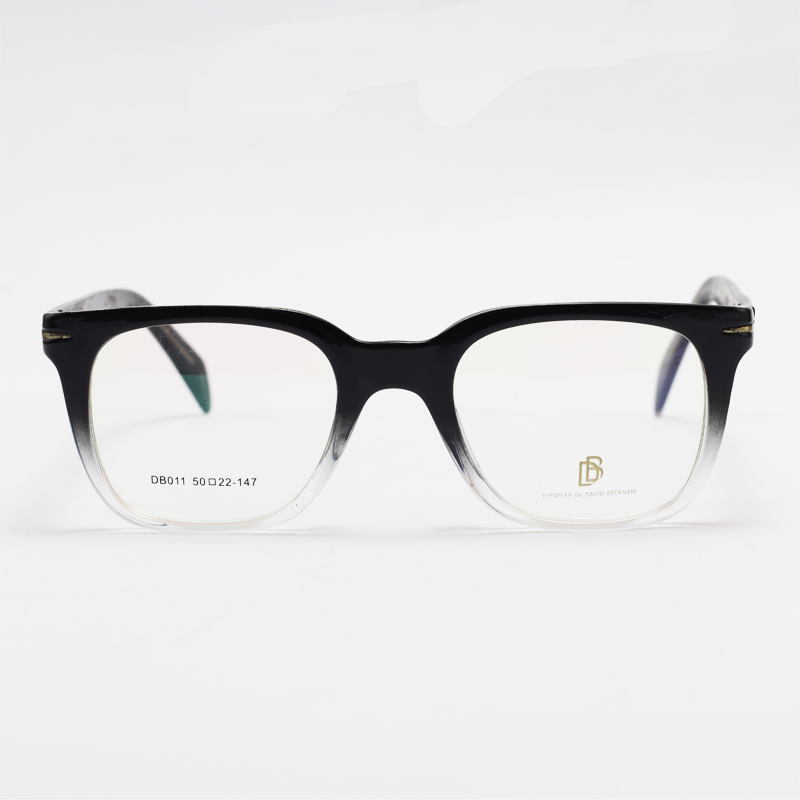 David Beckham - DB011 - Crystal Black - Rectangle - Acetate - Eyewear