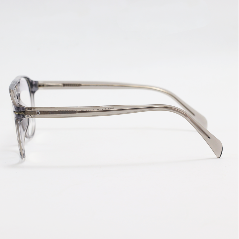 David Beckham - DB017 - Grey Translucent - Rectangle - Acetate - Eyewear