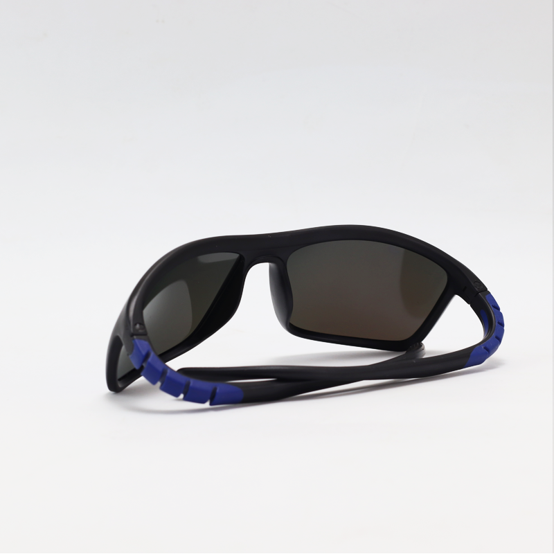 Ray B - 2073 - Blue Black - Acetate - Polarized - Rectangle - Sunglasses